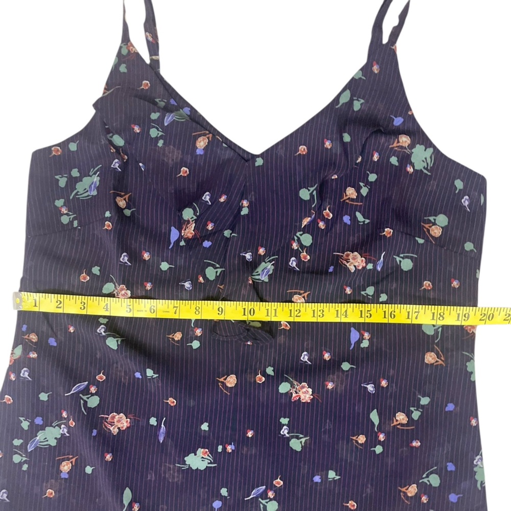 CAbi Pinstripe and Floral Camisole Top (N) - Picture 8 of 11